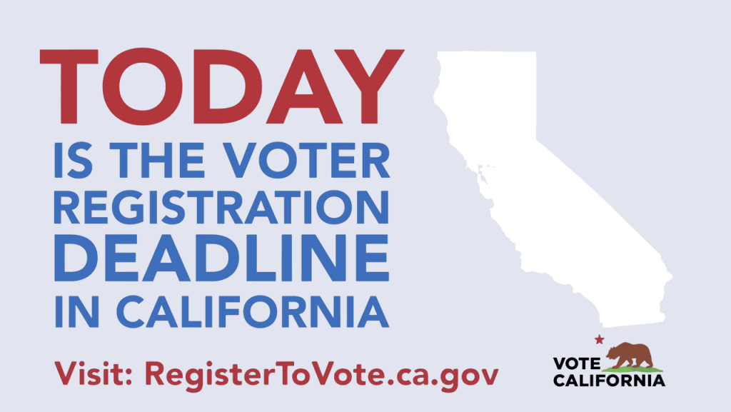 Last Day for Online Voter Registration