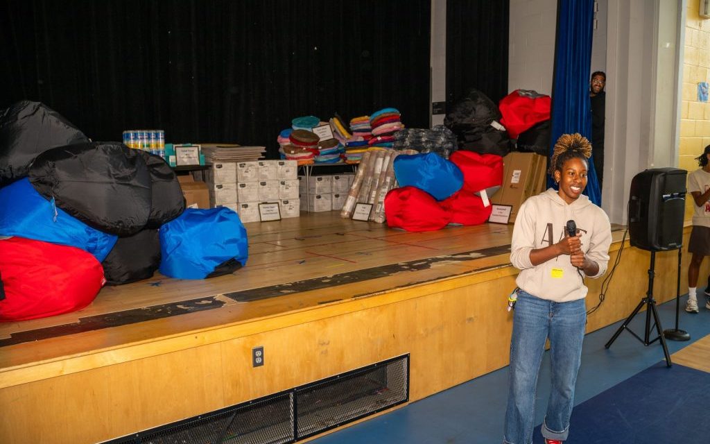 Washington Mystics’ Ariel Atkins surprises Moten Elementary with $15,000 in classroom gifts