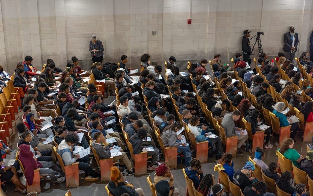 Maryland Supreme Court holds oral arguments at Frederick Douglass High School