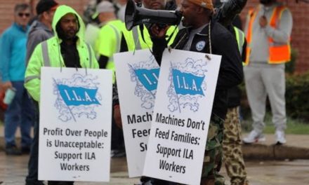 United they stand: Dock workers and longshoremen in Baltimore join national strike for better wages and job security