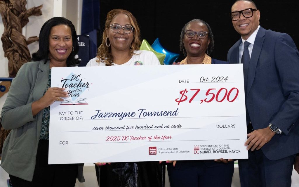 Jazzmyne Townsend takes ‘D.C. Teacher of the Year’ title