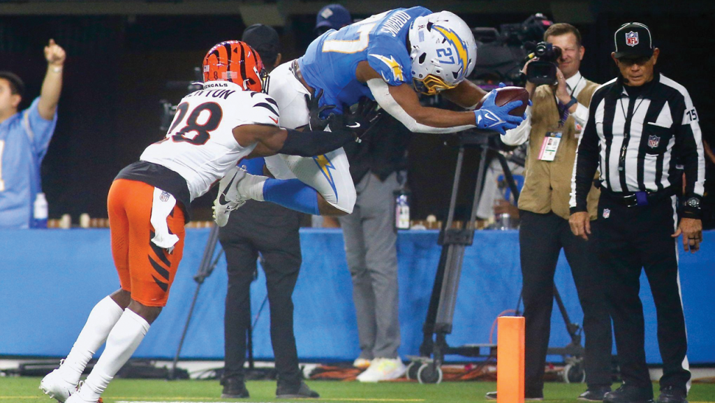 Chargers Outlast Bengals 34-27 in Thriller at SoFi