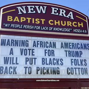 Pastor riles up Alabama’s Lt. Governor with anti-Trump sign