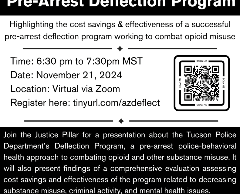 Tucson Arizona’s Pre-Arrest Deflection Program