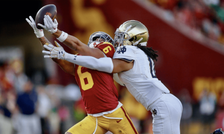 5th Ranked Notre Dame over USC 49-35 at Coliseum