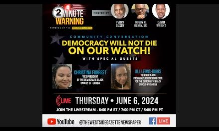 2 Minute Warning LIVEstream – “Democracy WILL NOT DIE on our watch”