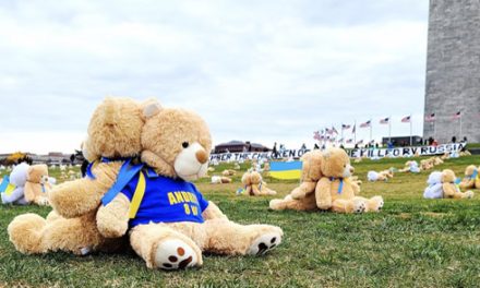 Alabama minister creates Washington, DC teddy bear memorial for 600 children killed in Ukraine