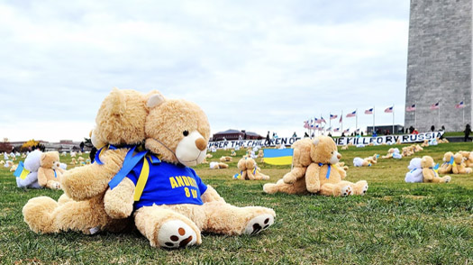 Alabama minister creates Washington, DC teddy bear memorial for 600 children killed in Ukraine