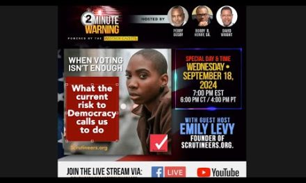 2 Minute Warning LIVEstream – “When VOTING isn’t ENOUGH”