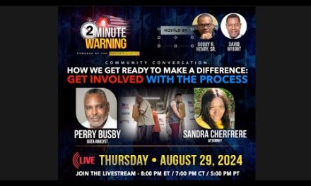 2 Minute Warning LIVEstream – “GET INVOLVED with the PROCESS”