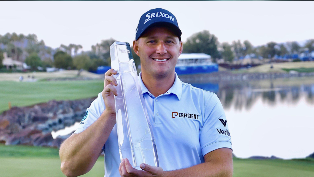 Straka wins American Express in the Coachella Valley