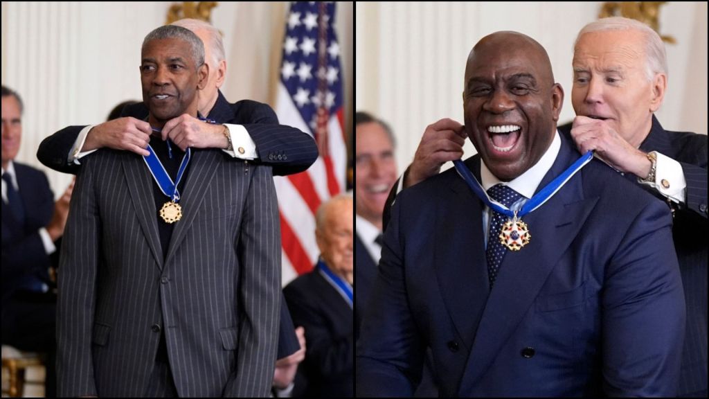 Denzel Washington, Magic Johnson, Fannie Lou Hamer, among those to receive Medal of Freedom