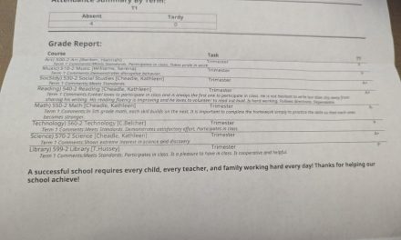 How to make report cards less stressful for students