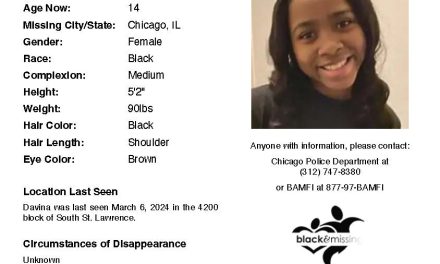 BLACK & MISSING: Davina Blackman