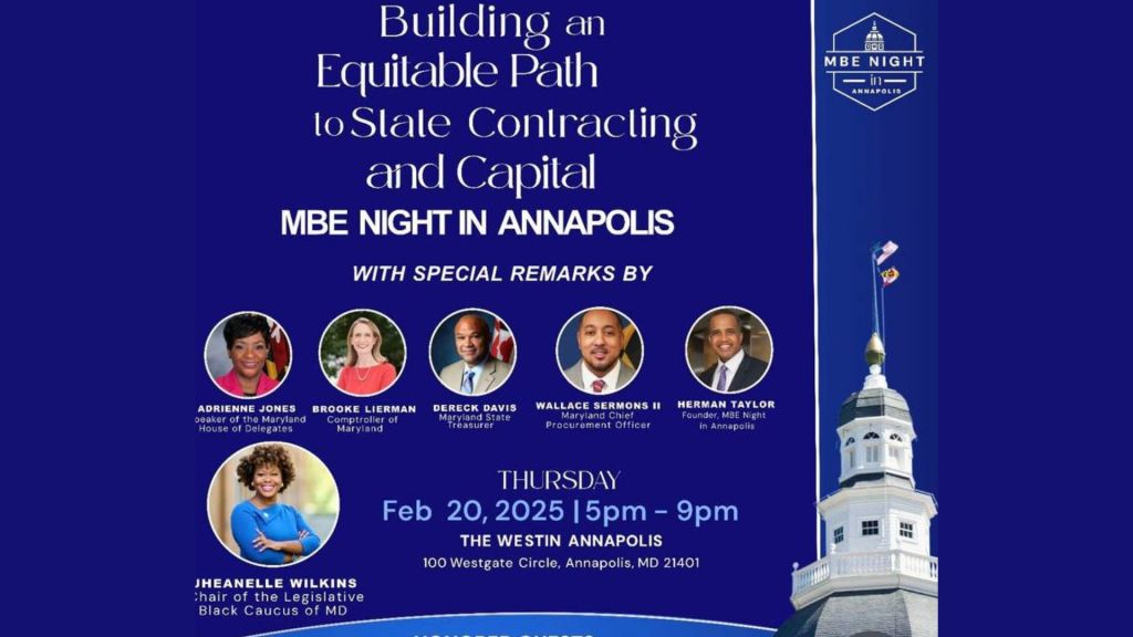 MBE Night in Annapolis slated for Feb. 20