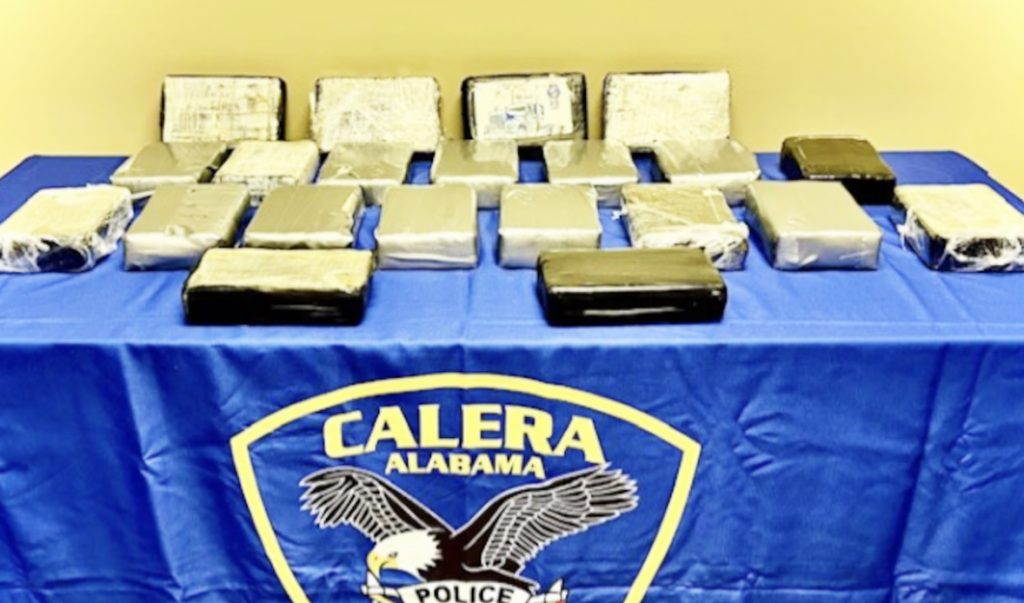 21 kilos of cocaine seized in Calera traffic stop; pair in US illegally jailed on $10 million bond