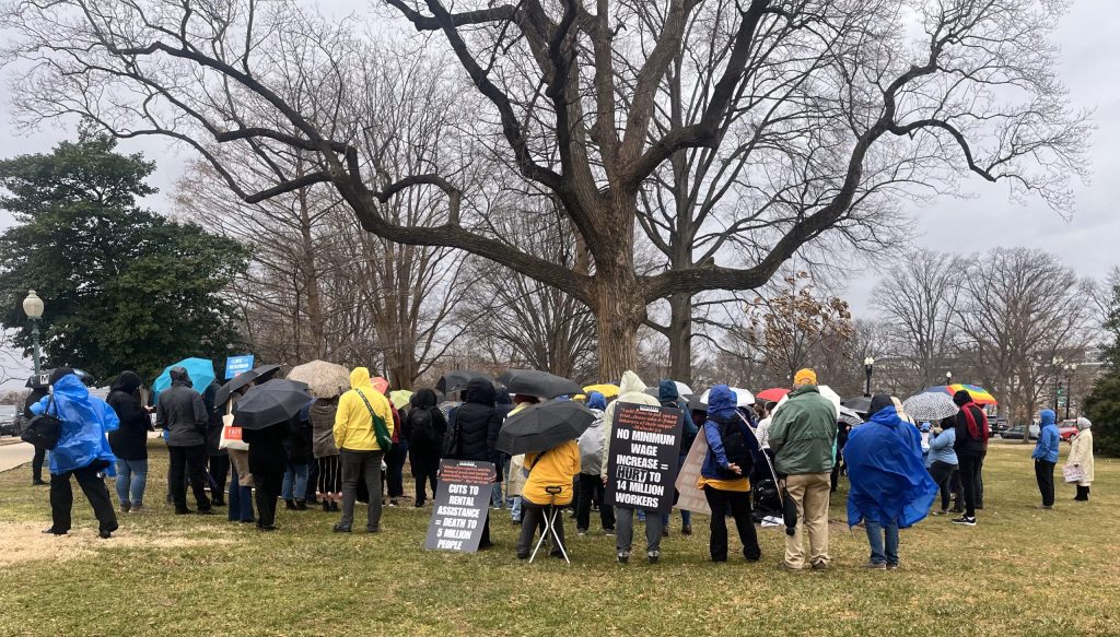 Faith coalition protests outside U.S. Capitol, demands Congress defend Constitution