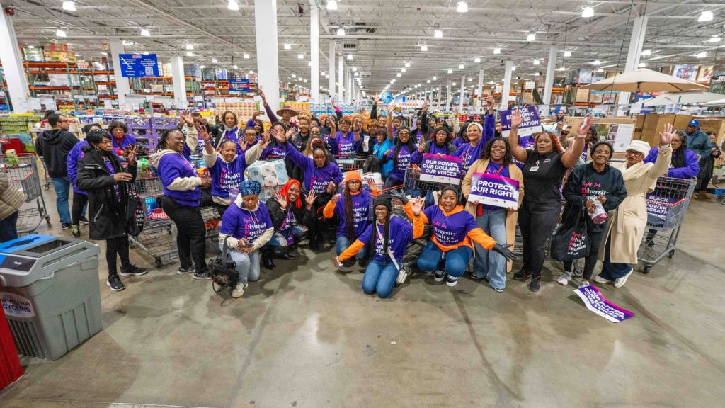 Black women mobilize large scale ‘Buycott’ at Costco in Arlington, Va.