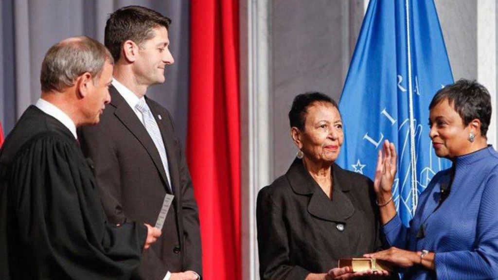 First Black Librarian of Congress must have term renewed by the 47th president