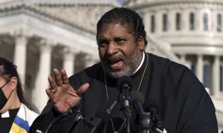 Rev. William Barber decries GOP budget in ‘Moral Monday’ protest at the U.S. Capitol