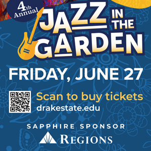 Drake State to Host Fourth Jazz in the Garden Music Festival on June 27