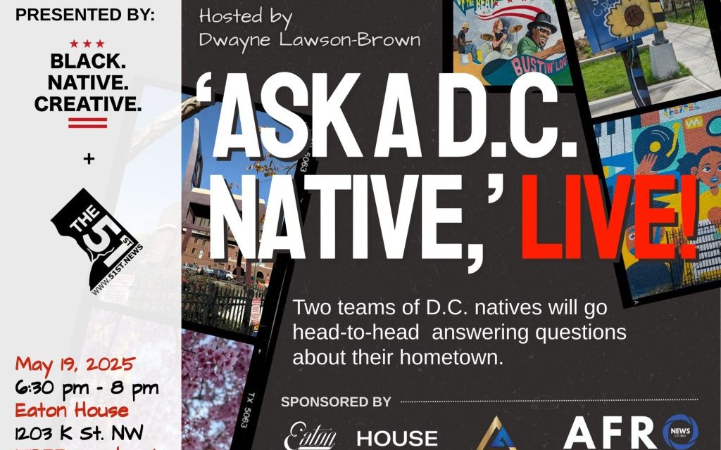 Locals to face off in ‘Ask a D.C. Native, Live!’ trivia showdown