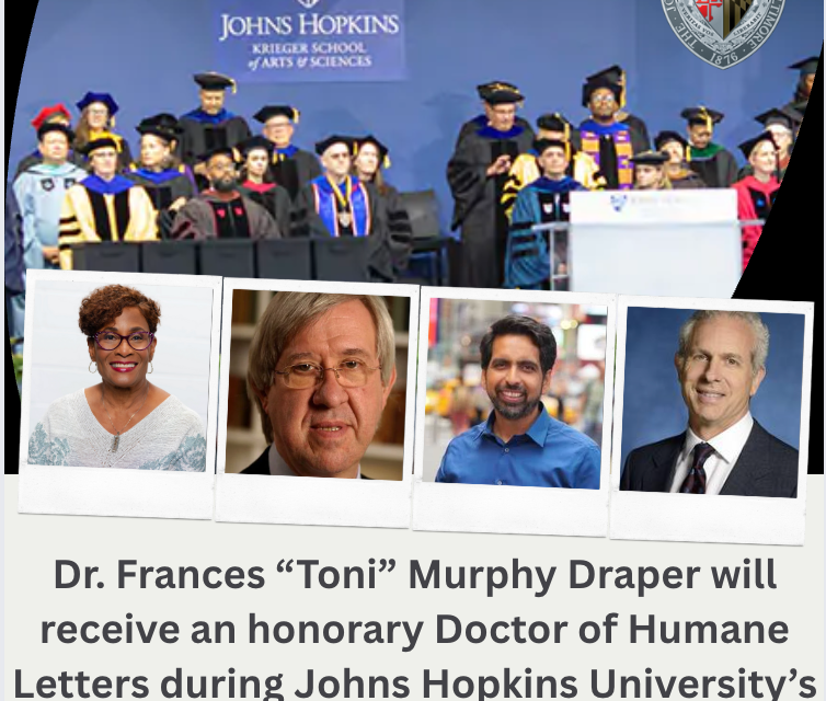 Johns Hopkins to honor AFRO Publisher Frances Murphy Draper and other visionaries at 2025 commencement