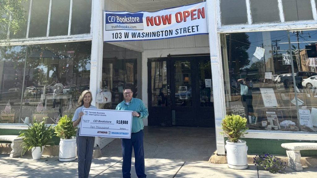 Athens Launches Relief Funds to Aid Downtown Recovery After Tornado