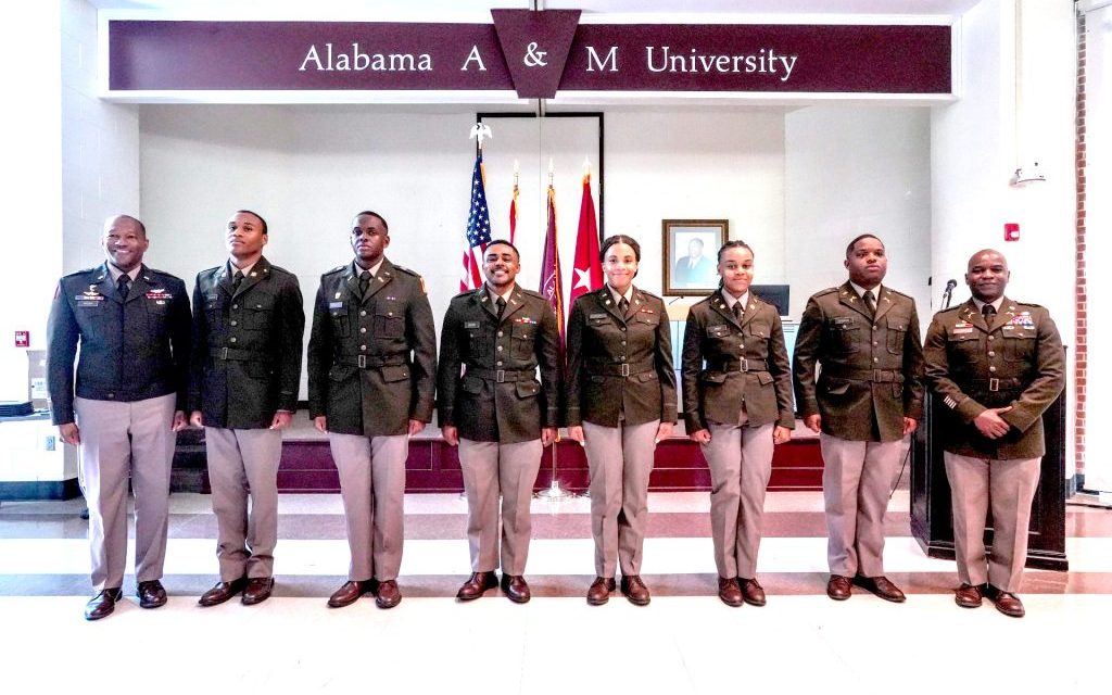Alabama A&M ROTC Commissions Nine Officers as Lt. Col. Early Howard Jr. Retires