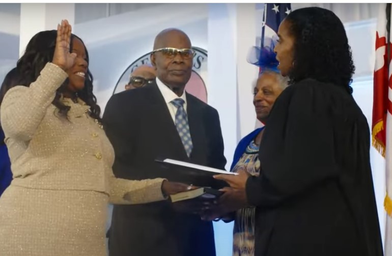 Braveboy takes oath of office as Prince George’s County executive on Juneteenth