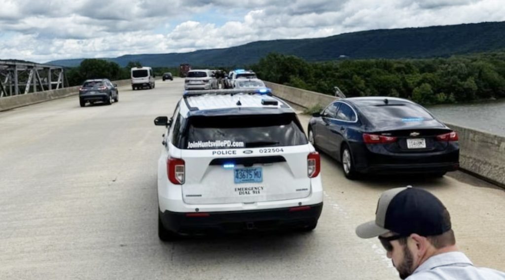 1 arrested in connection with body on Huntsville bridge