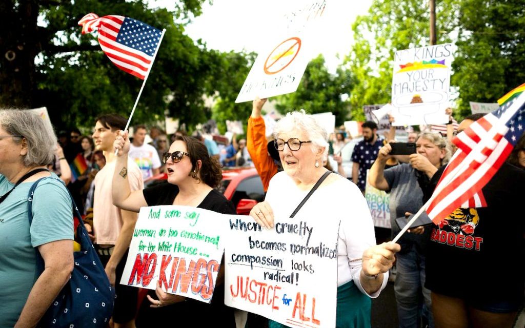 Alabamians Protest ‘No Kings Day’ Amid Rising Economic Strain and Trump’s Lavish Military Parade