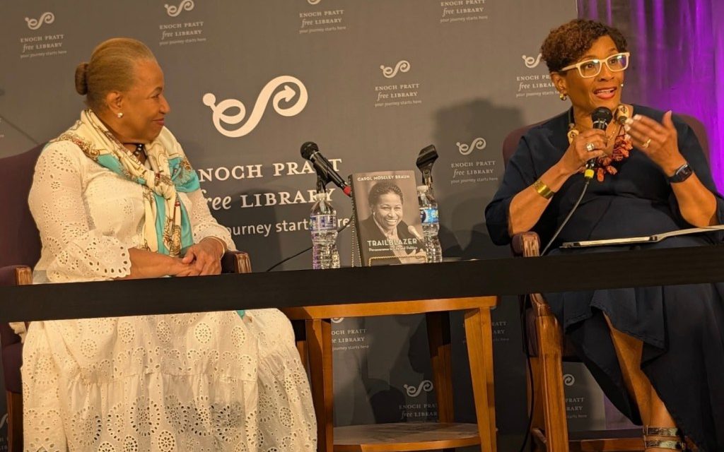 ‘Trailblazer:’ Carol Moseley Braun reflects on legacy, loss and leadership during Enoch Pratt event