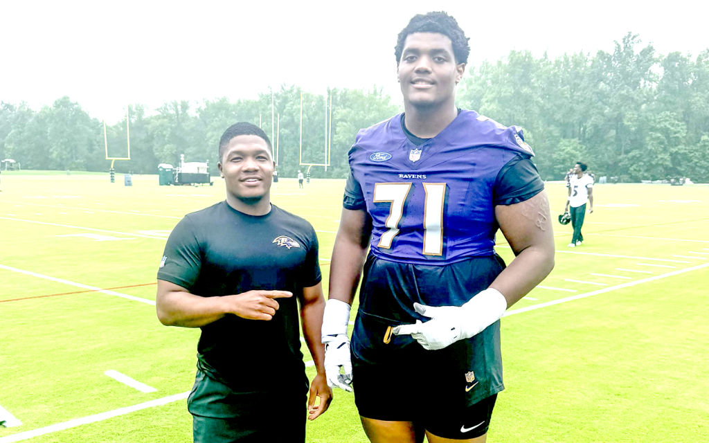 AAMU Bulldogs Vinson and Ealy Soar with the Ravens