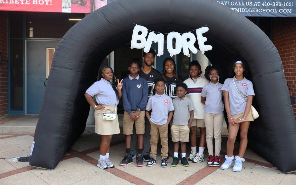 Baltimore Mayor Scott welcomes students back to school for 2025-2026 school year