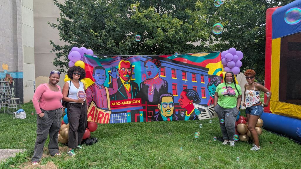 Mobile mural unveiled at future AFRO headquarters site, celebrating Black legacy, art and community