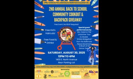 Baltimore State’s Attorney hosts 2nd annual back to school cookout and giveaway