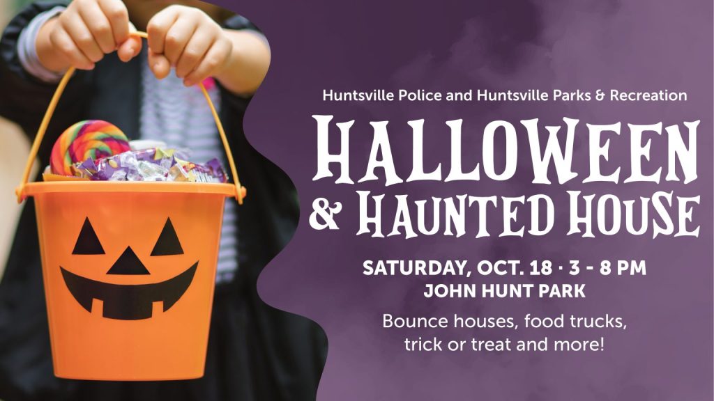 Huntsville Police, Parks & Recreation Team Up for Fourth Annual Halloween Party and Haunted House