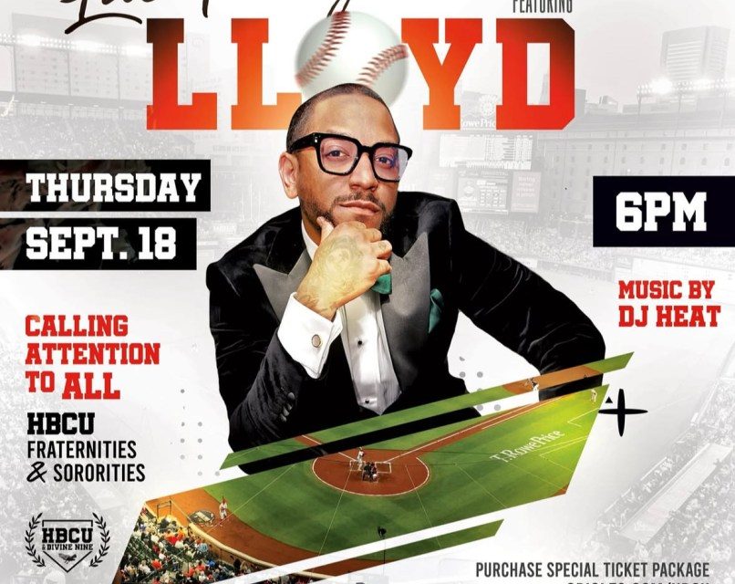 Orioles to feature R&B Singer Lloyd on Sept. 18 at HBCU and Divine Nine Night