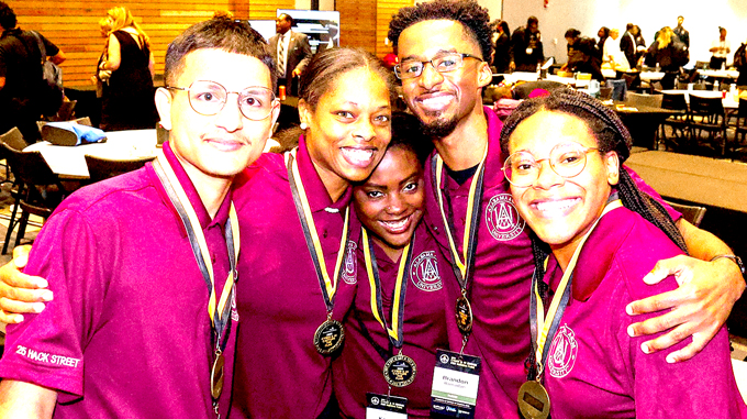 AAMU Students Capture First Place at Inaugural 1890 Cyber & AI Games