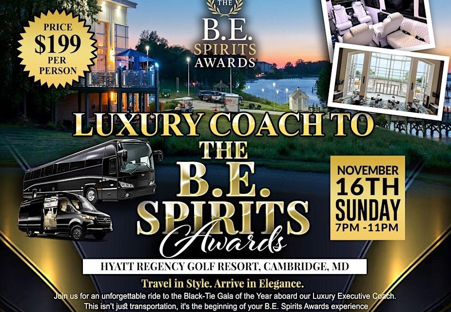 B.E. Spirits Awards Gala to celebrate Black excellence at Hyatt Regency Chesapeake Bay