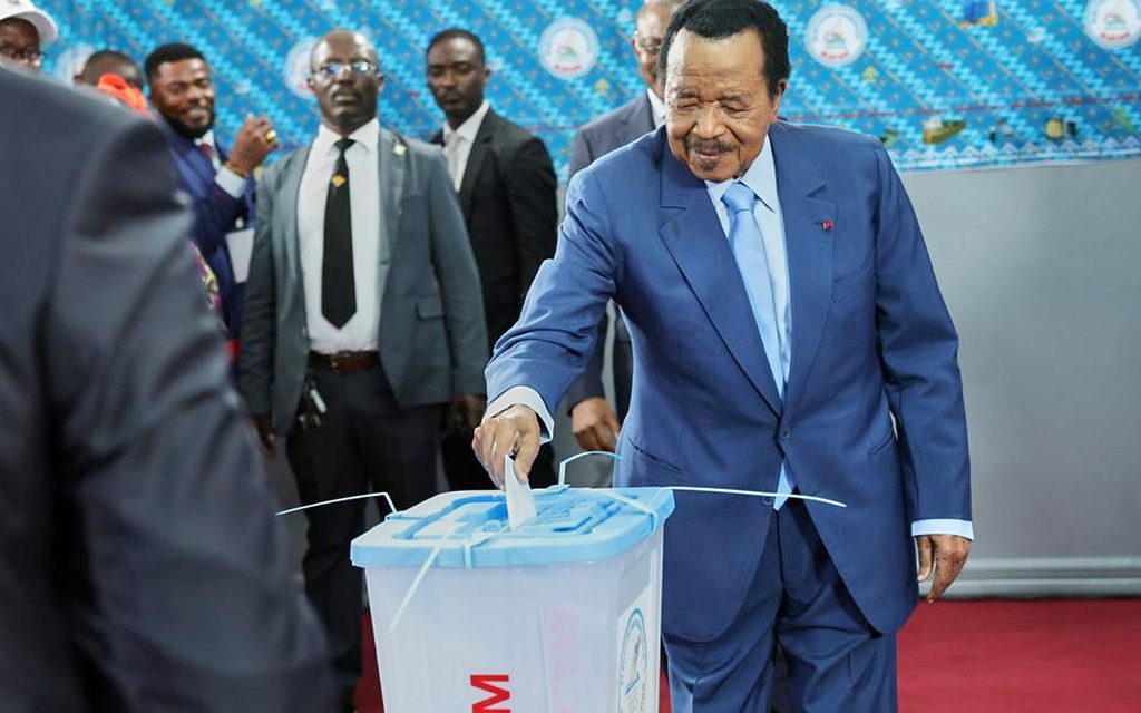 World’s oldest president could extend his rule as Cameroon votes in an election