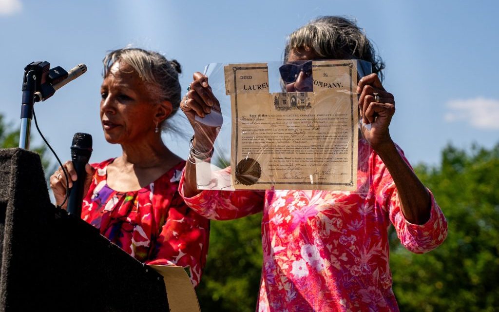 No longer buried: Commemorative sign unveiled for Laurel Cemetery in Baltimore