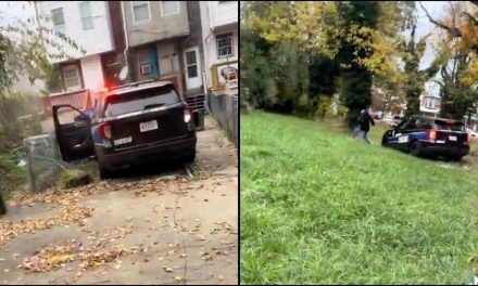 Baltimore commissioner suspends ‘police powers’ of officer seen attempting to hit man with squad car