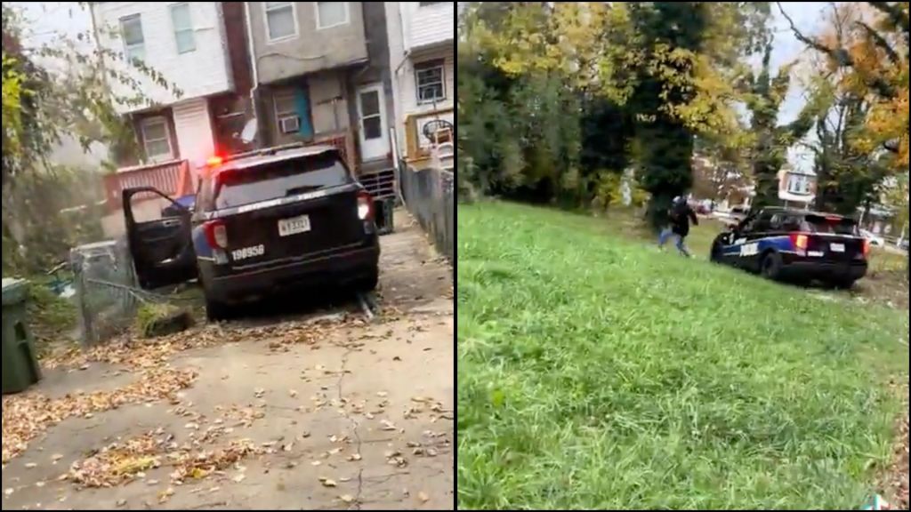 Baltimore commissioner suspends ‘police powers’ of officer seen attempting to hit man with squad car