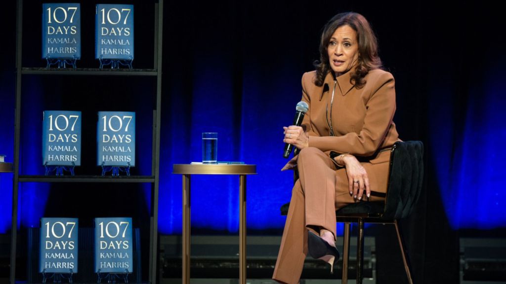 Harris stops biting her tongue in ‘107 Days,’ her book about last year’s presidential campaign