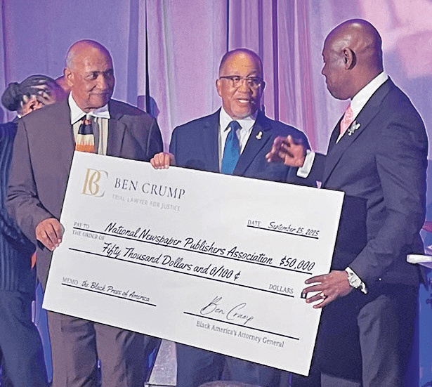 ‘Black America’s Attorney General’ donates $50K to Black Press during NNPA Awards Reception