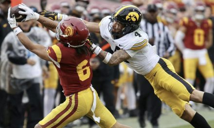 USC Comes From Behind to Beat Iowa In The Rain 26-21