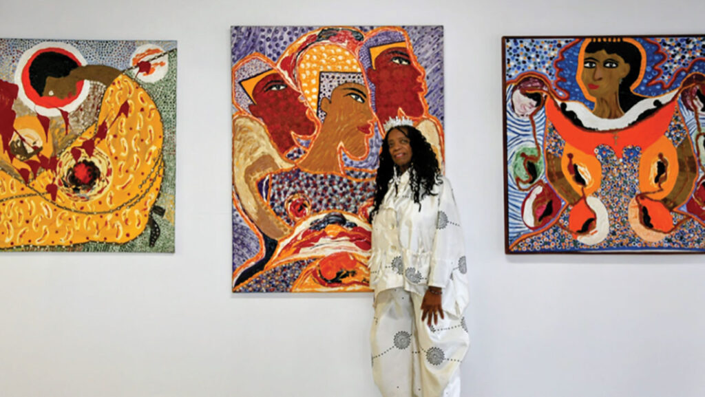 Rev. Dr. Queen Shamala Smith Celebrates Art and Healing at Solo Exhibition