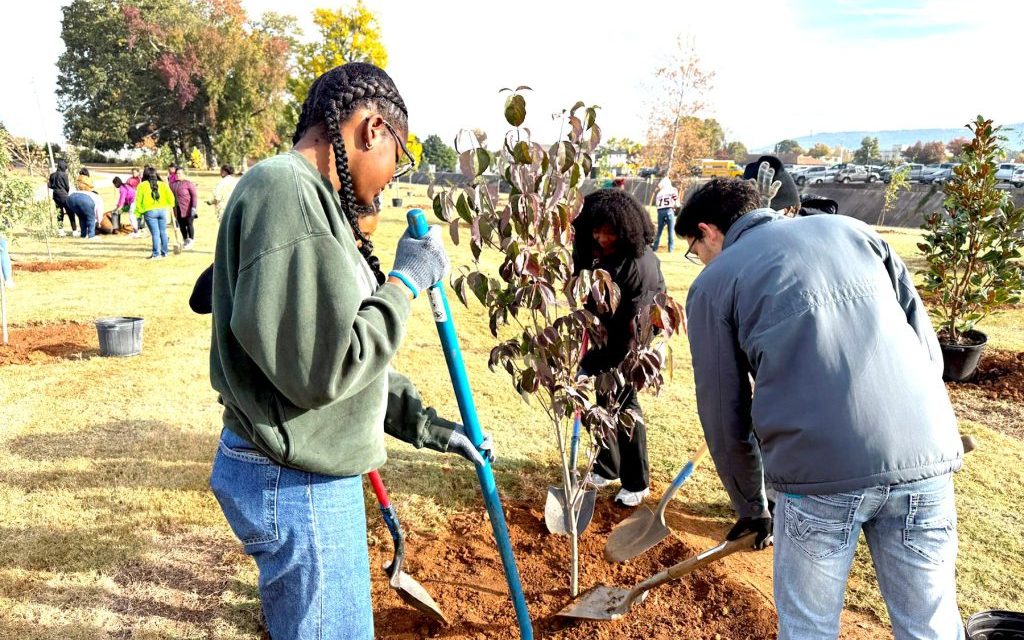AAMU Environmental Science Club Helps Grow Huntsville’s Urban Forest
